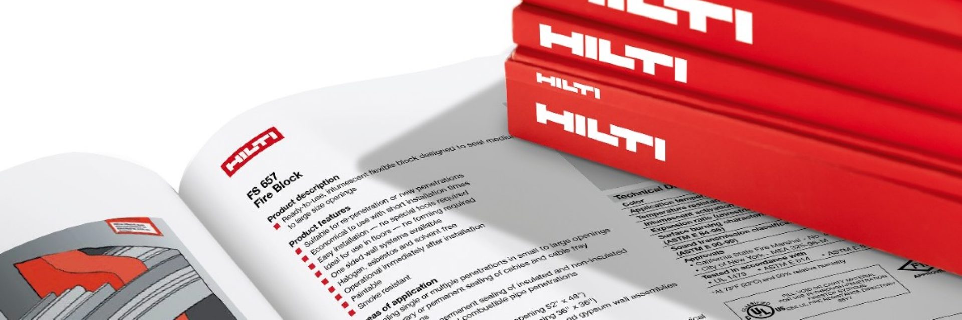Hilti technical literature for fire protection