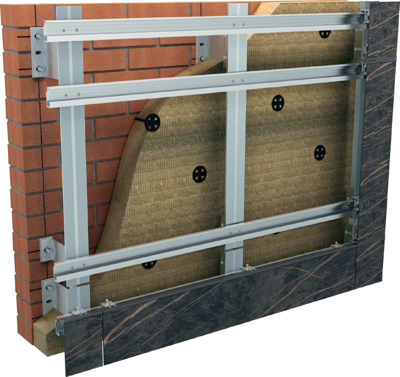 MFT-HS Hangers Hangers for concealed façade panel fastening Applications 1