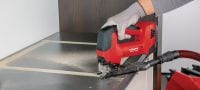 SJD 6-A22 Cordless jigsaw Powerful 22V cordless jigsaw with top D-handle for a comfortable grip and superior control during curved cuts Applications 2