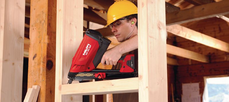 GX 90-WF Framing nailer Gas nailer developed specifically for wood framing applications Applications 1