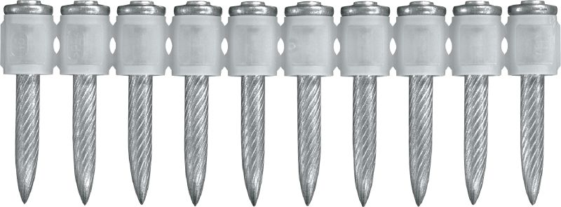 X-U MX Steel/concrete nails (collated) Ultimate-performance collated nails for fastening to concrete and steel using powder-actuated tools