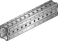MI Installation girder Hot-dip galvanised (HDG) installation girders for constructing adjustable, heavy-duty MEP supports and modular 3D structures