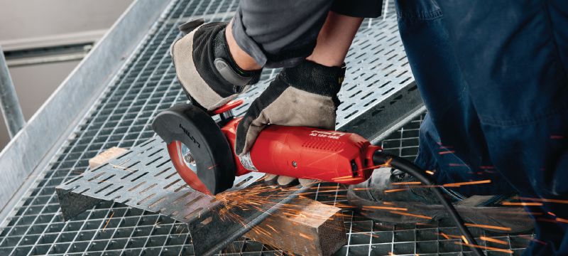 AG 125-19SE Angle grinder 1900W high-performance angle grinder with speed control, for discs up to 125 mm Applications 1