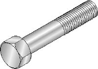 M12-F hexagon bolts Hot-dip galvanised (HDG) hexagon bolt used in various applications