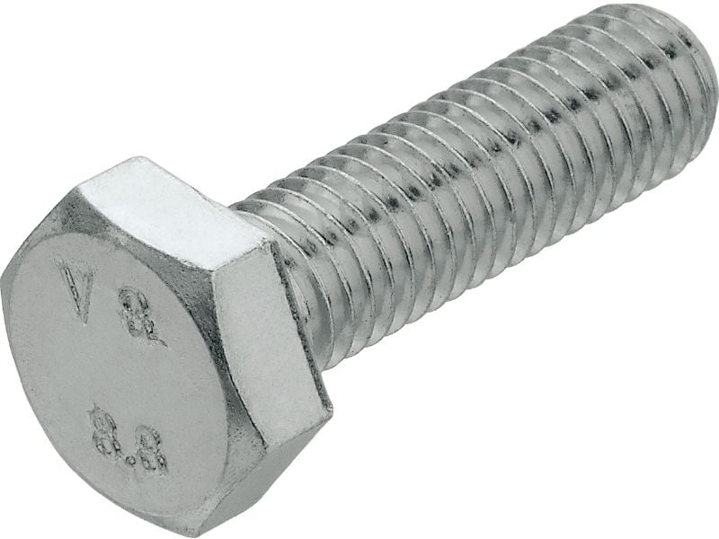 A2 hexagon screw DIN 933 Stainless steel (A2) hexagon screw corresponding to DIN 933