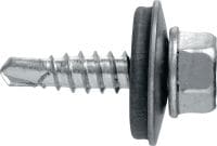 S-MD 51 S Self-drilling metal screws Self-drilling screw (A2 stainless steel) with 16 mm washer for thin metal-to-metal fastenings (up to 2mm)