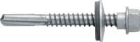 S-MD 55 S Self-drilling metal screws Self-drilling screw (A2 stainless steel) with 16 mm washer for thick metal-to-metal fastenings (up to 15 mm)
