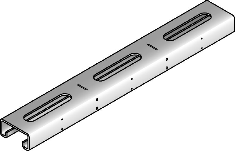 MR-21 Galvanised strut channel with serrated edges