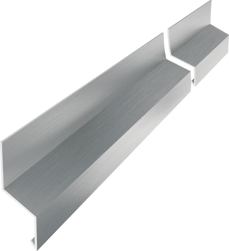 MFT-PJH Rail Aluminum horizontal joint profile for assembling facade panels