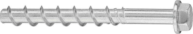 HUS-V 8/10 Screw anchor Economical screw anchor for quicker permanent and temporary fastening in concrete (carbon steel, hex head)
