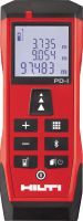 PD-I Laser meter Robust laser meter with smart measuring functions and Bluetooth® connectivity for interior applications up to 100 m / 330 ft