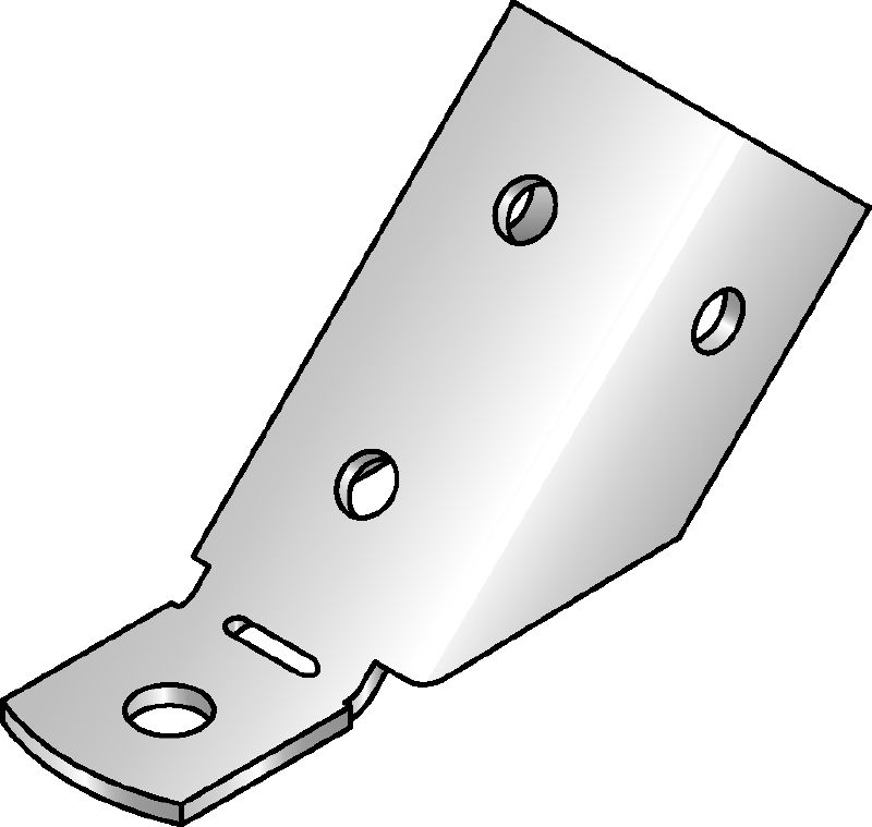 MRP-45-HDG Hot-dip galvanised (HDG) supporting bracket with connection to base material
