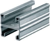 MQ-21 D-RA2 Stainless steel (A2) MQ installation double channel for medium-duty applications