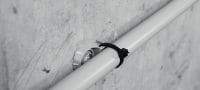 X-ECT MX Cable tie mount Plastic cable/conduit tie holder for use with collated nails Applications 5