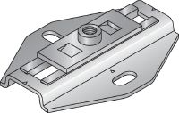 MSG-L 1,2 Slide connector Premium galvanised slide connector for light-duty heating and refrigeration applications