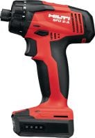 SFD 2-A Cordless drill driver Subcompact class cordless 12V screwdriver powered by Li-ion battery with 1/4 hexagonal chuck for light-duty applications