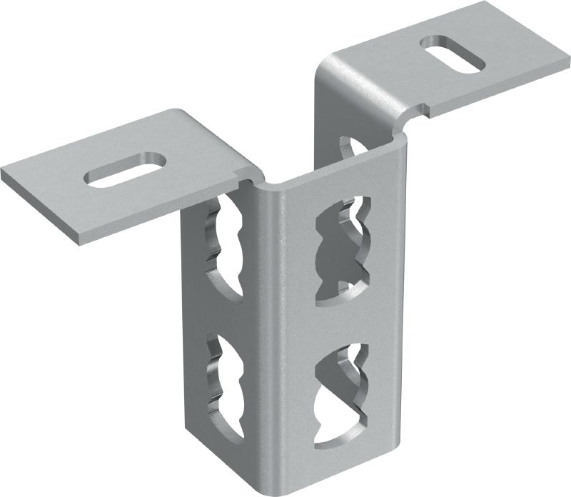 MQV-2/2 D Channel foot Galvanised channel foot for fastening channels to concrete