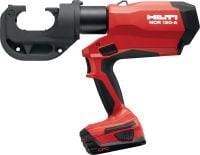 NCR 120-A Pistol-grip 12-Ton crimper Pistol-grip 12T cordless crimper with crimping capacity up to 750 MCM (400 mm²)
