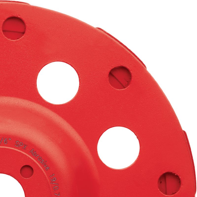 SPX Abrasive Diamond Cup-Wheel (For DG/DGH 150) Ultimate diamond cup wheel for the DG/DGH 150 diamond grinder – for grinding green and abrasive concrete