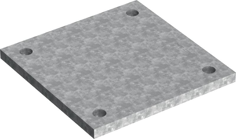 MIB-CDH Hot-dip galvanised (HDG) baseplate for fastening MI girders to concrete
