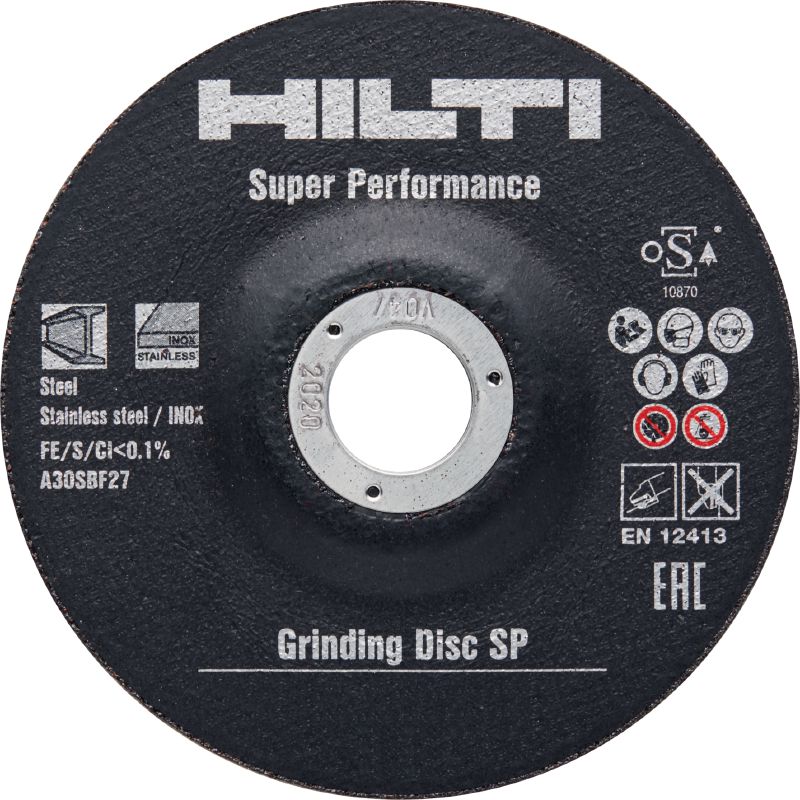 SP Grinding discs High-performance abrasive grinding disc for fast, rough grinding of stainless/carbon steel