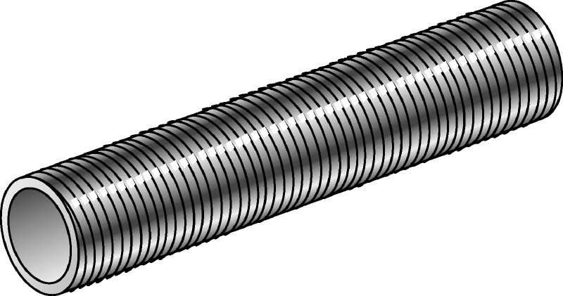 GR-G Threaded pipes Galvanised threaded pipe with 4.6 steel grade used as an accessory for various applications