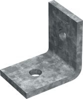 MT-C-L1 OC Corner angle Angle bracket for assembling light-duty strut channel structures, for outdoor use with low pollution
