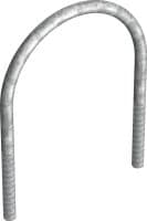 M-UB Galvanised U-bolt for fastening uninsulated pipes to MI girders