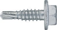 S-MD 21 Z Self-drilling metal screws Self-drilling screw (zinc-plated carbon steel) with pressed-on flange for thin metal-to-metal fastenings (up to 3 mm)