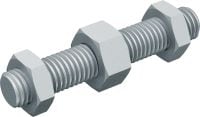 MRV-A Threaded rod for connecting adjustable connectors with other components