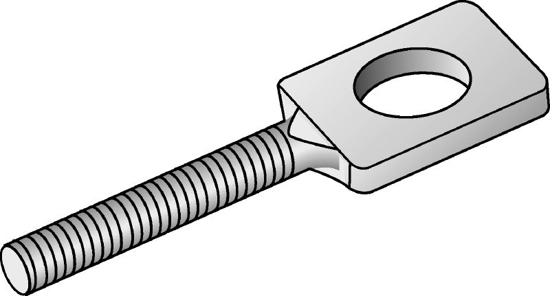 BS flat leaf screws Galvanised flat leaf screw used for various applications